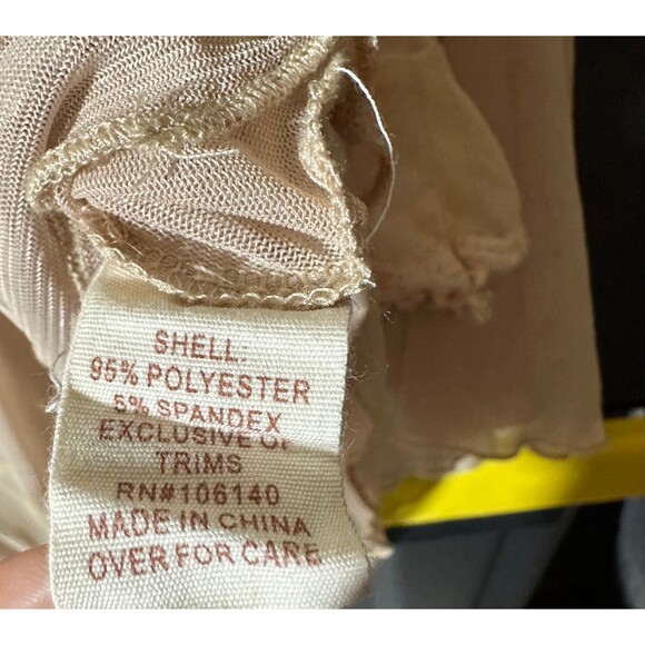 Altar'd State Boho Lace Embroidered Cream Long Sleeve Top - Picture 5 of 7